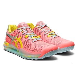 Asics Women’s Gel-Resolution Sneakers Coral/Sour Yuzu Colorful Sneakers Sz 9.5